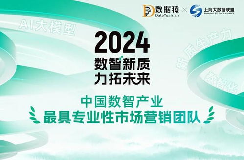 2024中國數(shù)智產(chǎn)業(yè)最具專業(yè)性市場營銷團隊 榜正式發(fā)布